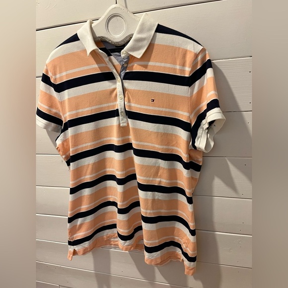 Striped Polo Shirt – Tommy Hilfiger – No Size Tag XXL - Picture 5 of 8